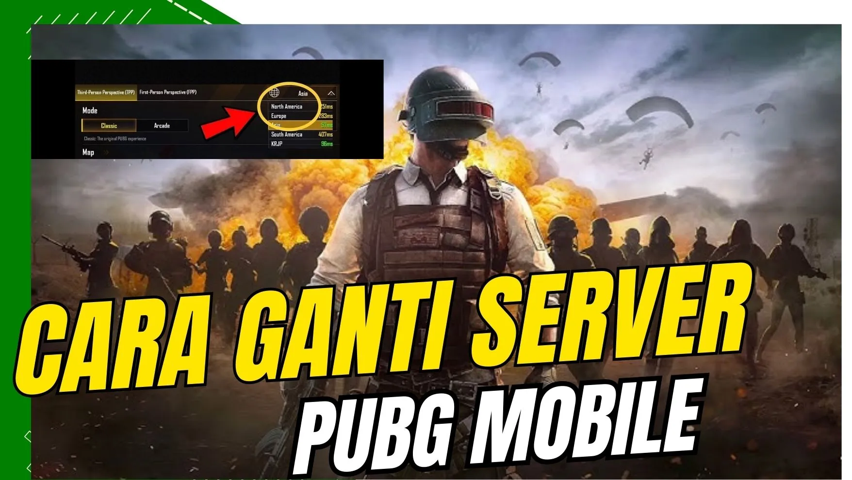 Cara Ganti Server PUBG Mobile - megaplay777.live